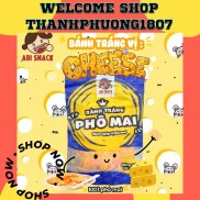 Bánh Tráng ABI bánh tráng phô mai loại bánh tráng ABI phơi sương vị phô mai thơm ngon béo ngậy thực phẩm và đồ uống